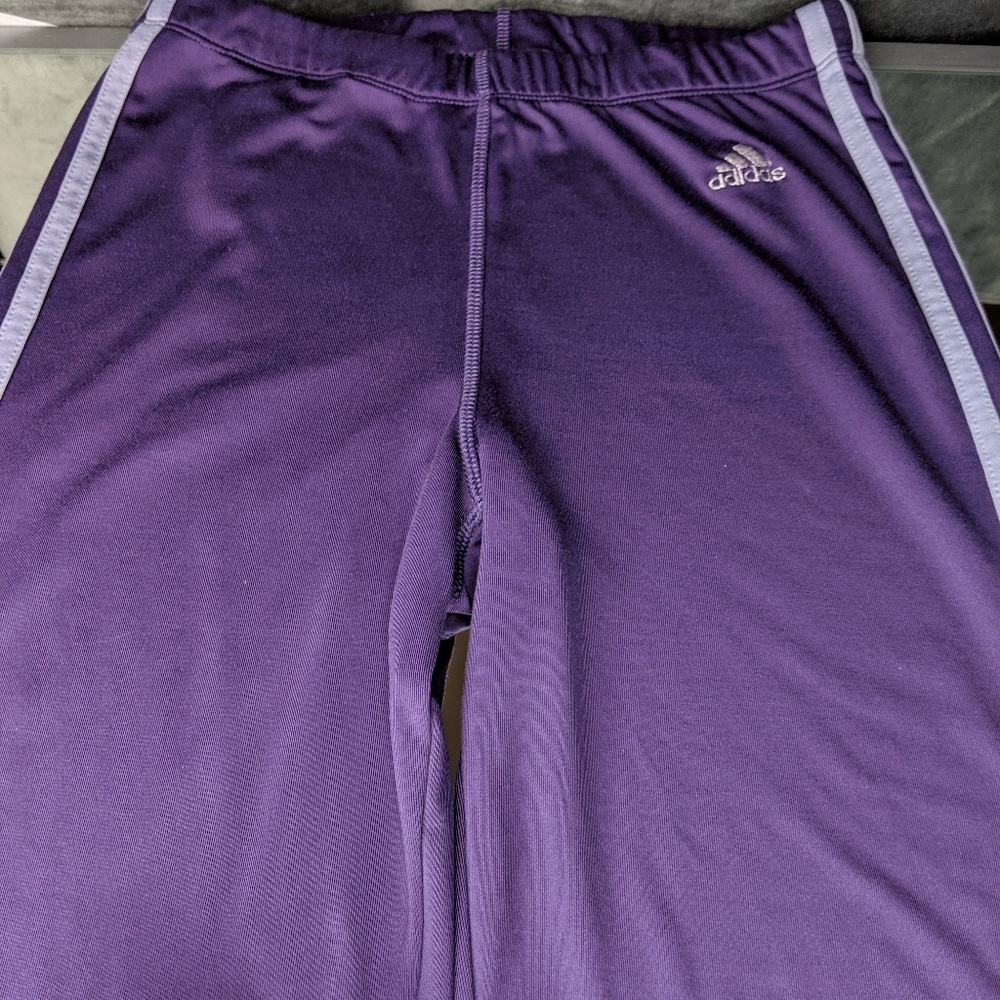 Adidas Workout Set. Cropped Sports Bra & Pants - Picture 2 of 8